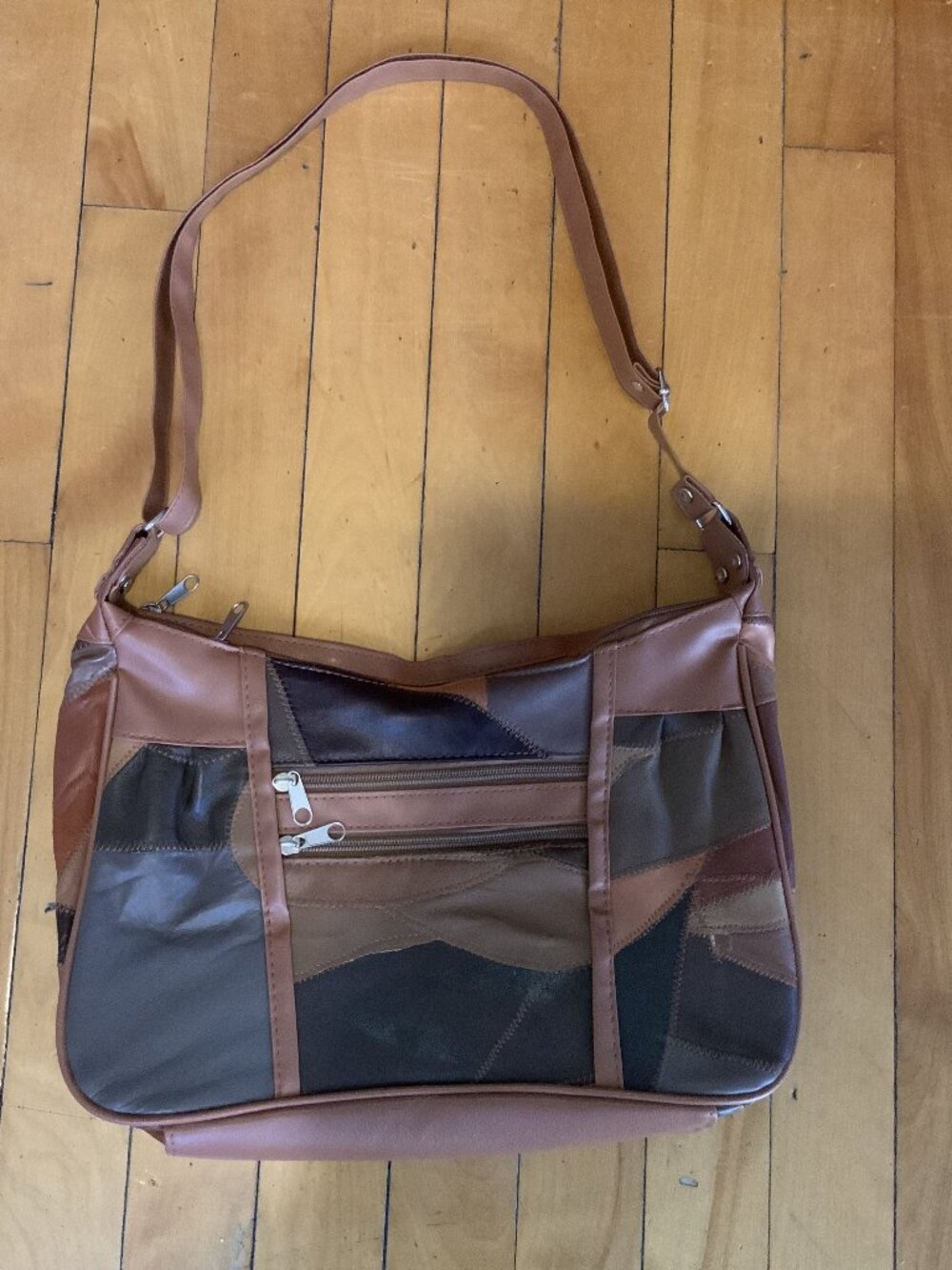 Vintage Patchwork Shoulder Bag.